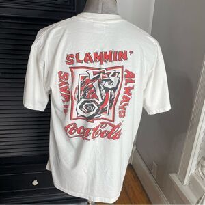 VINTAGE 1995 90s‎ Single Stitch Always Slammin Coca-Cola Coke T Shirt Size XL